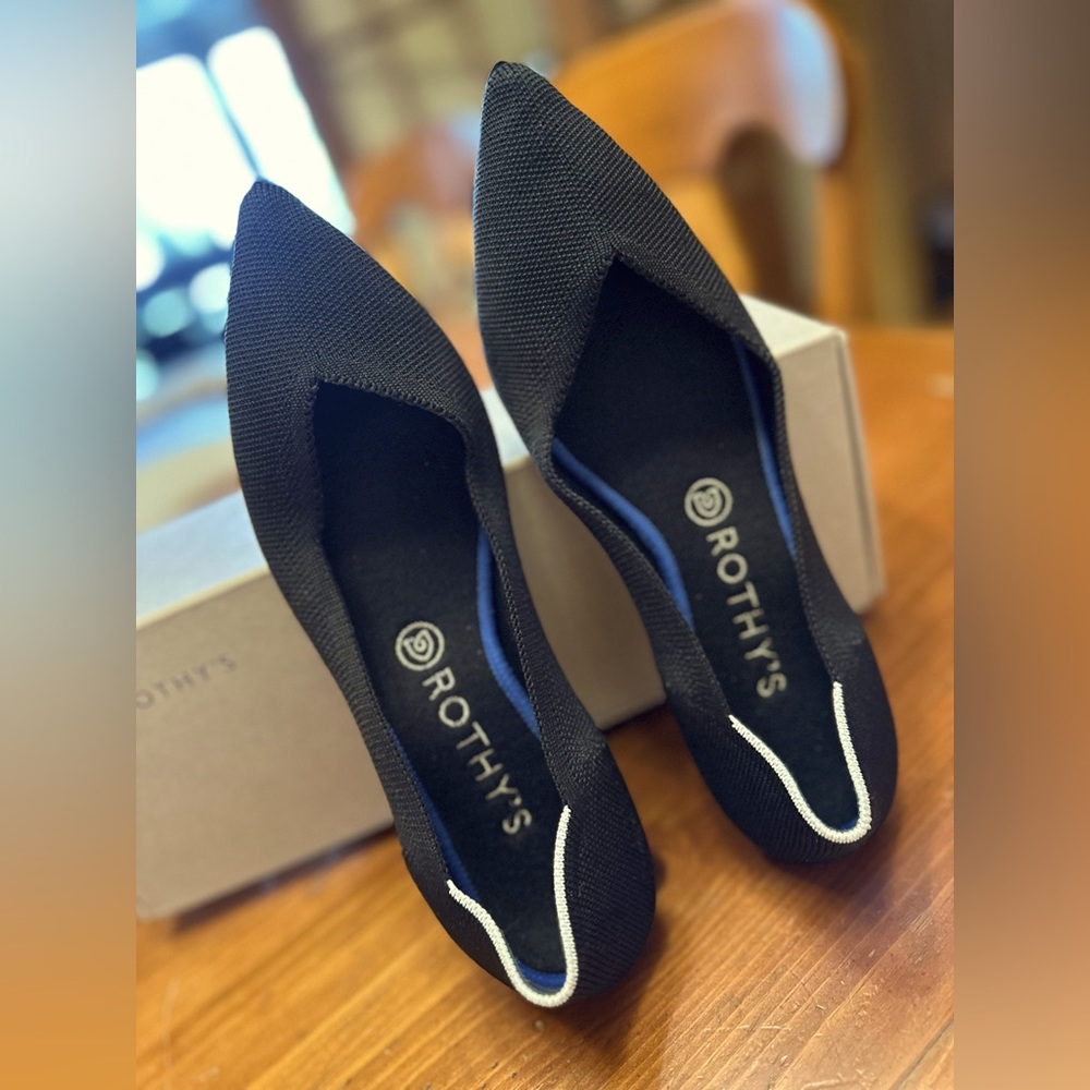 Rothy’s - The Point - Black, Size 10